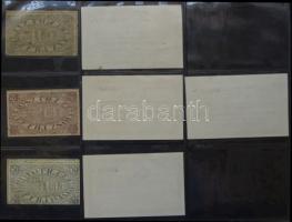 Albumba rendezett nagyon szép szükségpénz és sorsjegy/csekk gyűjtemény, összesen 123db. A gyűjtemény...