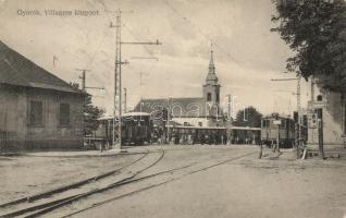 Gyorok central tram station