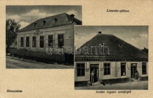 Kolozsnéma with military school and the restaurant of Gyula Szabó