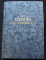 1939 Az ezeréves Magyarország, 1031 mélynyomású fényképpel és képpel, két színes térképmelléklettel és 82 szövegközti térképpel. Bp, 1939 Pesti Hirlap 1200p. Reprint kiadás. (hibátlan állapotban)