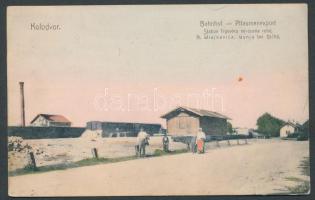 Gunja railway station, plum transport (EB)