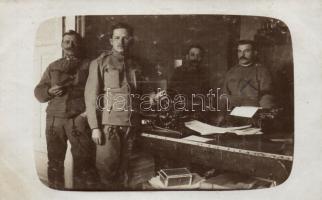 Military WWI Hungarian press office photo