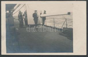 K.u.K. Warship cannon on board photo