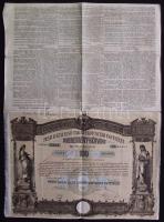 1906. Pesti Hazai Első Takarékpénztár-Egyesület nyereménykötvénye 100K-ról, szelvénnyel és 01-es sorszámmal