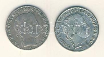 Ausztria 1838A. 3Kr Ag + 1846A 3Kr Ag T:2-,3
Austria 1838A 3 Kreuzer Ag + 1946A 3Kr Ag C:F
