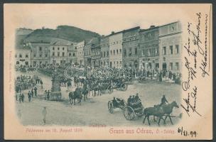 1899 Odry (Odrau) military parade