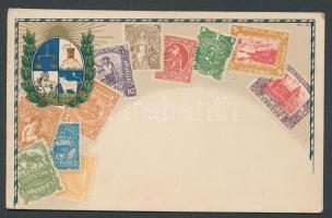 Set of stamps, Uruguay, litho