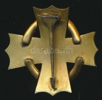 1916 Polgári Hadi Érdemkereszt II. osztálya. Zománcozott, aranyozott ezüst kereszt eredeti dobozában...
