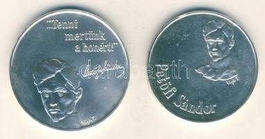 1973. 50Ft Ag + 100Ft Ag "Petőfi" pár T:BU