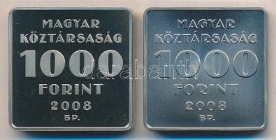 2008. 1000Ft "Telefonhírmondó-Puskás Tivadar" pár T:PP+BU