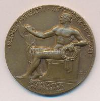 1940. Rendőrtiszti Athlétikai Club Br emlékérem Szign.: Berán T:2