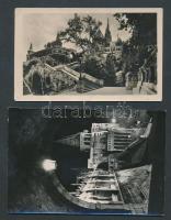 20 db nagyrészt megíratlan fekete-fehér Budapest képeslap a hatvanas évekből