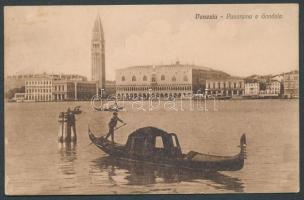 4 db jó minőségű, háború előtti Velence képeslap