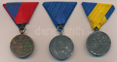 1938. "Felvidék felszabadítása - II. Rákóczi Ferenc" Br emlékérem mellszalaggal T:2 + 1941...