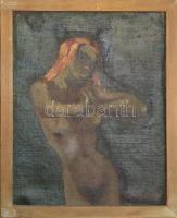 Balás Attila, Sipeki (1906-1976): Akt. Olaj, vászon. jelzett. 40x50 cm keretben