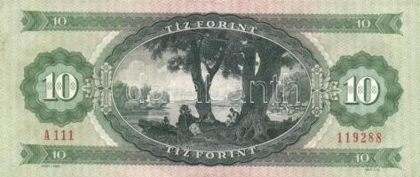 1962. 10Ft nagyon alacsony sorozatszám + 1975. 10Ft (3x) + 20Ft T:I-,II