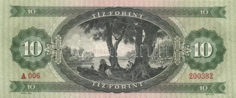 1962. 10Ft nagyon alacsony sorozatszám + 1975. 10Ft (3x) + 20Ft T:I-,II