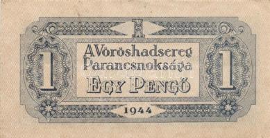 1944. "A Vöröshadsereg Parancsnoksága" 1P (3x) klf színváltozat + 2P + 5P (2x) klf + 20P (...