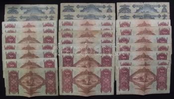 1930. 20P (5x) + 1932. 50P (21x) T:II-,III