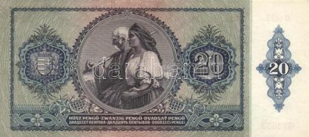 1941. 20P (3x) egymás utáni sorszámmal! T:II