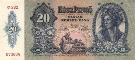 1941. 20P (3x) egymás utáni sorszámmal! T:II