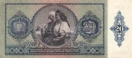 1941. 20P (3x) egymás utáni sorszámmal! T:II