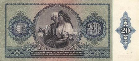 1941. 20P (3x) egymás utáni sorszámmal! T:II