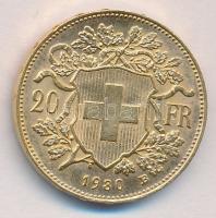 Svájc 1930B 20Fr Au (6.45g) T:1- Switzerland 1930B 20 Franc Au (6.45g) C:AU
