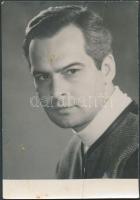 1962 Latinovics Zoltán dedikált fotó 7x9 cm