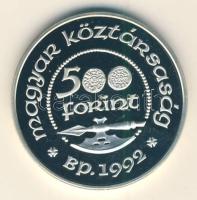 1992. 500Ft "Szent László" Ag T:PP
