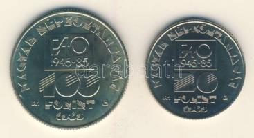 1985. 20Ft + 100Ft "FAO" pár T:BU