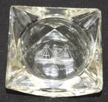 1981 Marjai Imre: Nagy hajóskönyv, Móra Ferenc Könyvkiadó, Bp., és egy Mahart-os üveg hamutartó