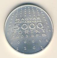 2003. 5000Ft Ag "Neumann János" T:BU Csak 3000db!