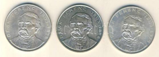 1994. 200Ft Ag "Deák" (3x) T:2,2-