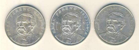 1994. 200Ft Ag "Deák" (3x) T:2,2-