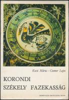 ~1980 Kocsi-Csomor: Korondi székely fazekasság, Népművelési Propaganda Iroda, Bp., színes képekkel illusztrálva, kiadói puha papírkötésben