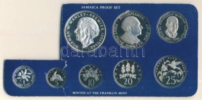 Jamaica 1976. 1c-5$ 8klf db szettben egy hiányzik T:PP Jamaica 1976. 1 cent - 5 Dollars 8 different coins in set, one missing C:PP