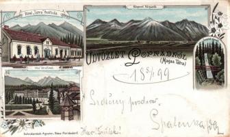 1899 Poprád litho (cut)