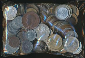 0,7kg vegyes fémpénz tétel T:vegyes Mixed world coins, all 0,7kg C:mixed