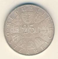 Ausztria 1964. 25Sch Ag "Franz Grillparzer" T:2 Austria 1964. 25 Schilling Ag "Franz Grillparzer" C:XF