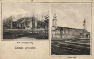 Devecser Gróf Eszterházy-kastély és templom rom (ázott / wet damage)