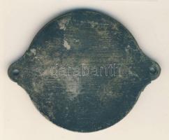 Zodiákus jeleket ábrázoló zománcozott Br plakett (d=72mm) T:2
Enamelled bronze medallion with zodiac...