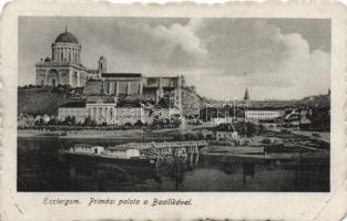 Esztergom - 4 db régi  képeslap