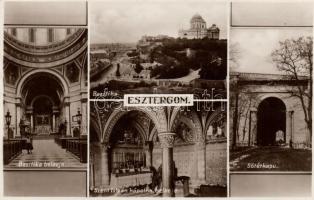 Esztergom - 4 db régi  képeslap