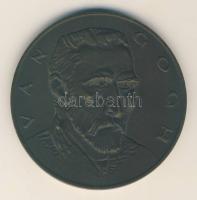 Kiss Kovács Gyula (1922-1984) Van Gogh Br plakett (d=60mm) T:2