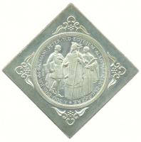 1935. 2P Ag "Pázmány Péter" CSEGELY, Artex-veret (35mm/20g) T:P Csak 1011db! / 
Hungary 19...