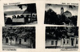 Dunakömlőd földművesszövetkezettel, korcsmaudvarral