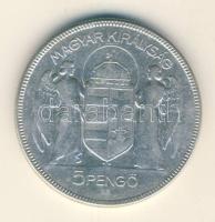 1930. 5P Ag "Horthy jobbra" T:3