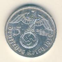 Német 3. Birodalom 1939A 5M Ag "Hindenburg" T:2- German Third Reich 1939A 5 Marks Ag "Hindenburg" C:VF