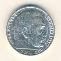 Német 3. Birodalom 1936F 5M Ag "Hindenburg" T:2
German Third Reich 1936F 5 Marks Ag "...